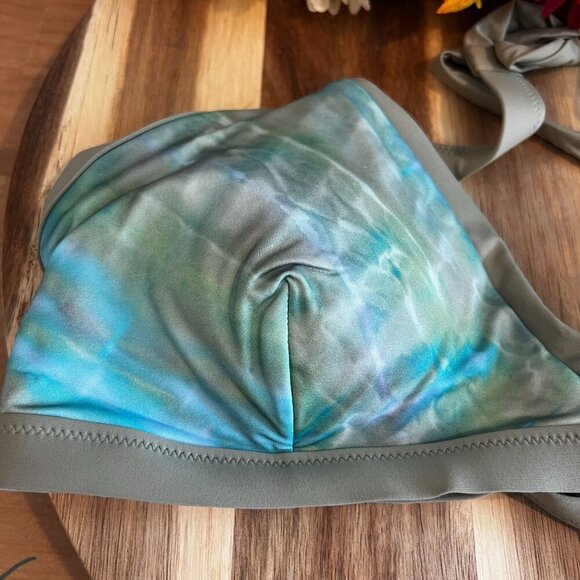 prAna Sunset Scene Swim Bikini Top XTRA-LARGE XL in Mirage UPF 50+ - Picture 2 of 7